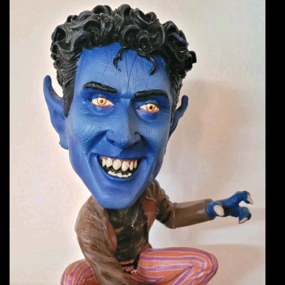 Vintage Nightcrawler X2 NECA X-Men Headknocker Bobblehead 2003 Marvel
